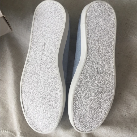 LACOSTE Blue Suede Loafer Driving Boat Shoe - Picture 4 of 8